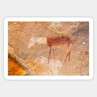 Ancient African Rock Art Sticker